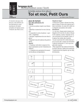 Toi et moi, Petit Ours (9) / Album