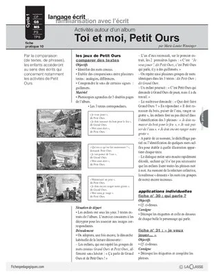 Toi et moi, Petit Ours (10) / Album