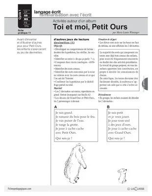 Toi et moi, Petit Ours (11) / Album