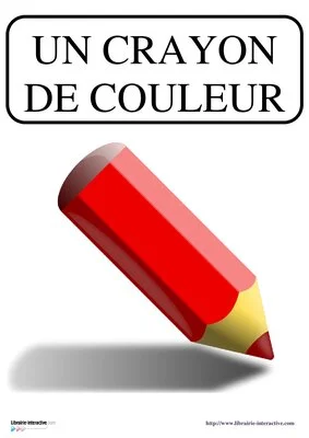 Affiches et étiquettes du matériel scolaire