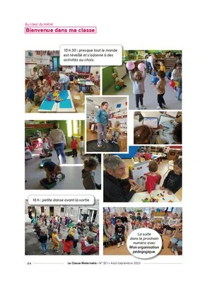 Bienvenue dans ma classe : mon emploi du temps des premiers jours