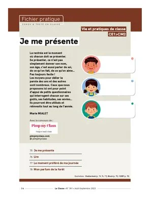 Je me présente