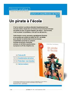 « Un pirate à l'école »