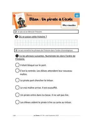 « Un pirate à l'école »