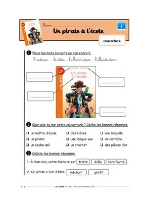 « Un pirate à l'école »