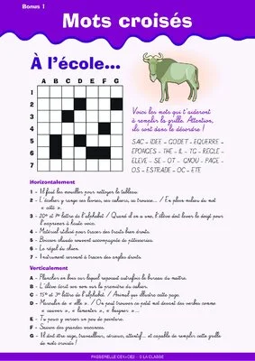 Autonomie CE1-CE2