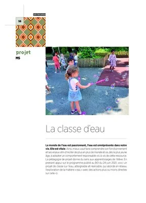 La classe d'eau