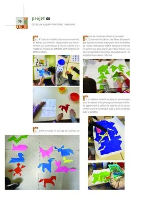 Créer un album à partir de tangrams : Tang et les animaux