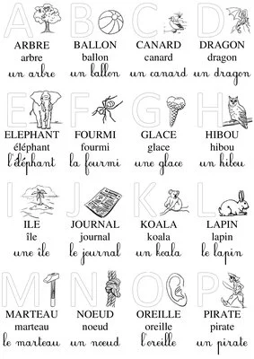 Abécédaire à colorier
