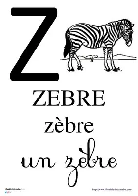 Abécédaire à colorier