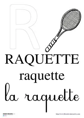 Abécédaire à colorier