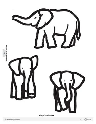 Découp'images: animaux de la savane