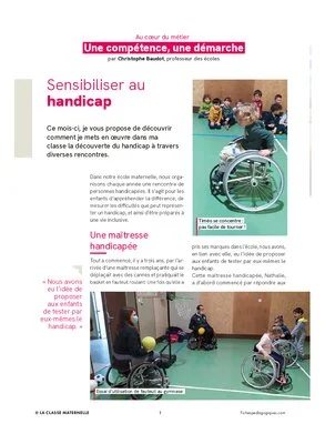 Sensibiliser au handicap