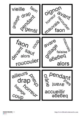 Discrimination - Mots irréguliers