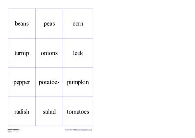 Loto vegetables