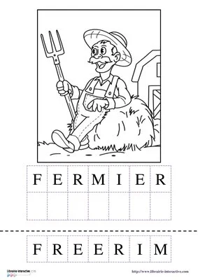 Le vocabulaire de la ferme