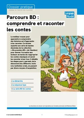Parcours BD : comprendre et raconter les contes