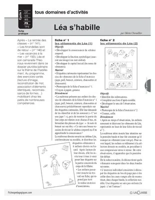Léa s'habille