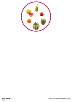 Cartes visuelles - Les fruits