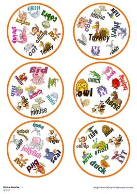 Discrimination - Les animaux en anglais