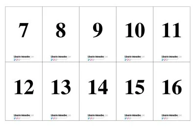 Loto tables multiplication 4 à 6