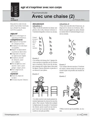 Psychomotricité (8) / Chaise