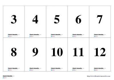 Memory tables d'addition 1 à 3