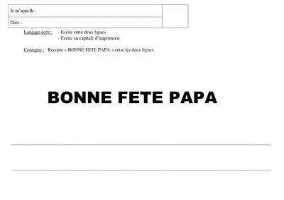Ecriture graphisme - PAPA