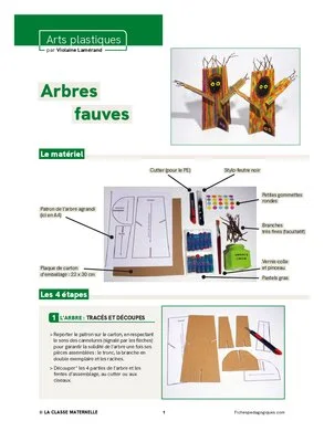 Arbres fauves