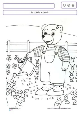 Coloriage - printemps