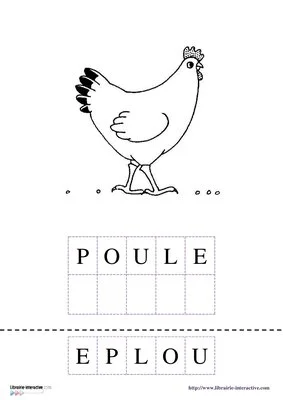 Vocabulaire - animaux de la ferme