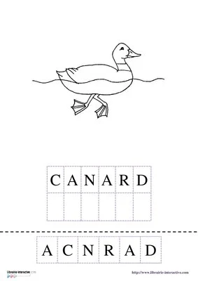 Vocabulaire - animaux de la ferme