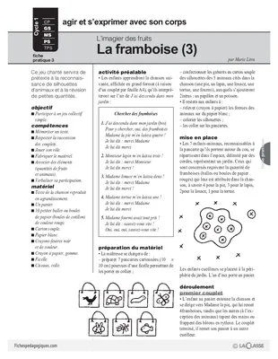 L'imagier des fruits : La framboise (3)