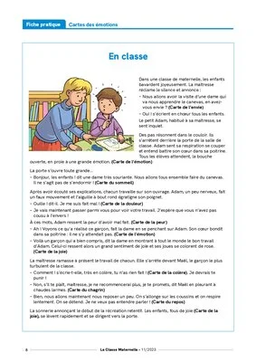 Cartes des émotions
