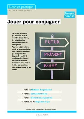 Jouer pour conjuguer