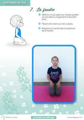Les balades des petits yogis - Balade dans le ciel
