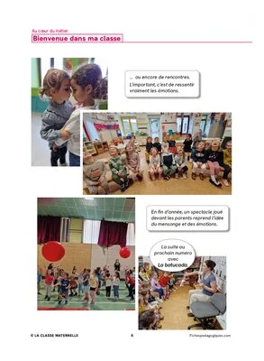 Bienvenue dans ma classe : sortie au spectacle
