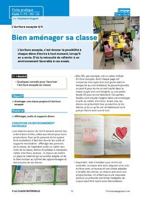 L'écriture essayée