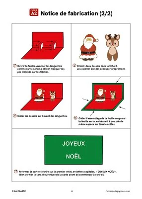 Carte de Noël animée