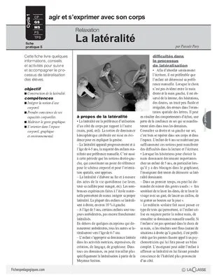 Relaxation (5) / Réprésentation spatiale