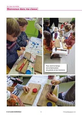 Bienvenue dans ma classe : la batucada
