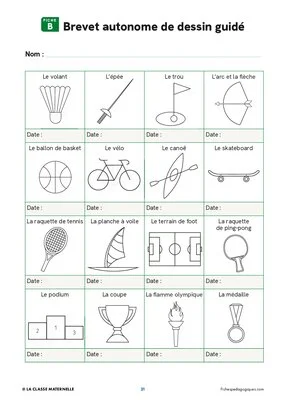 Dessins guidés spécial JO