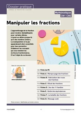 Manipuler les fractions