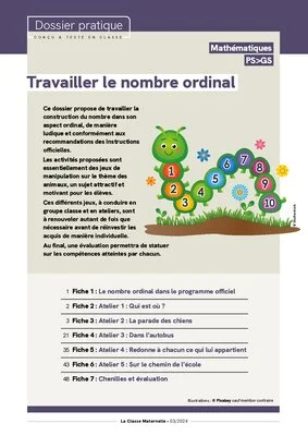 Travailler le nombre ordinal