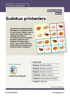Sudokus printaniers