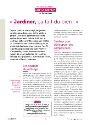 « Jardiner, ça fait du bien ! »