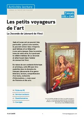 « Les petits voyageurs de l'art - La Joconde de Léonard de Vinci »