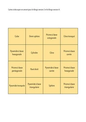 Jouons au Bingo