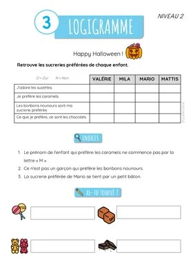 10 logigrammes niveau 2