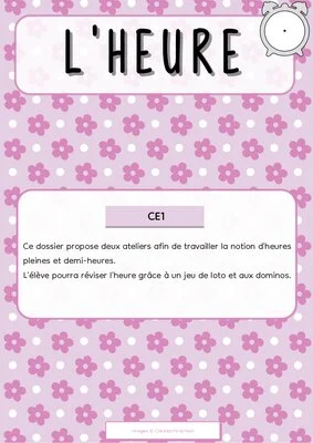 Loto et dominos des heures